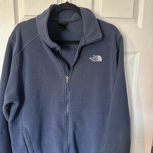The North Face Men's Navy Full-Zip Fleece Jacket
